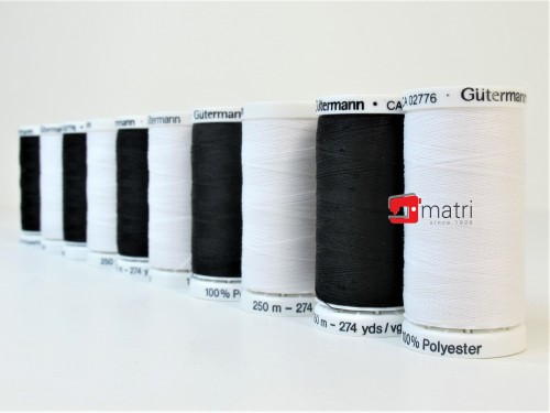 Set Gutermann sewing thread 10 X 250 meter